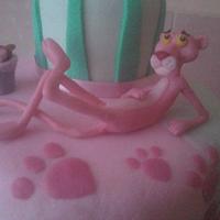 Pink Panther Cake