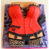 Sexy corset cake Sexy corset cake