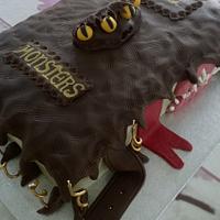 Harry Potter Monster Book of Monsters birthday cake