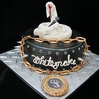 Whitesnake cake