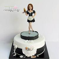 Waitress cake