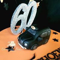 Black Taxi 60th Cake 
