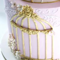Whimsical Birdcage Cake