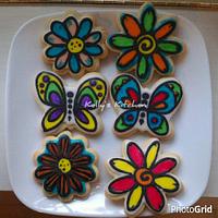 Coloring book cookies