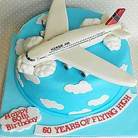 Plane on a cake