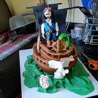 jack sparrow pirate cake