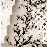 branchy wedding cake