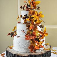 Harvest Wedding cake 