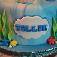 Mermaid Cake for Tillie's 8th Birthday!