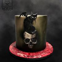 Spooky Halloween Cake