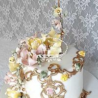  Flowery cake