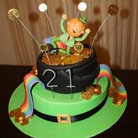 Leprechaun Cake! To be sure, to be sure! 
