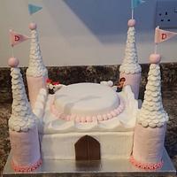 Princess Castle Lego Reveal Cake