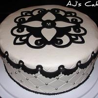 Black and White Cake