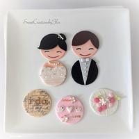 Wedding Cupcakes Topper