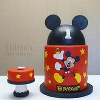 Bryant 1st Birthday cake