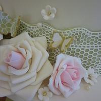 Roses and lace