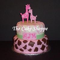 Baby Shower Giraffe cake