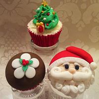 Crimbo cupcakes