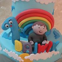 Baby Daiwik's First Birthday Cake