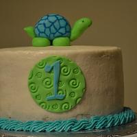 Turtle first birthday 