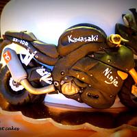 Chanel & motorcycle cake