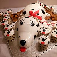 Dalmatian Cake and Puppies 2011 version & 2012 version
