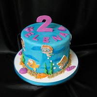 Bubble Guppies Birthday Cake