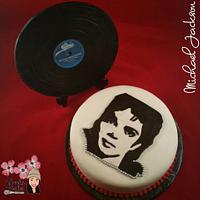 The King of Pop Silhouette Cake
