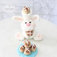 Easter bunny cake topper 