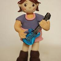 Little Guitarist Girl
