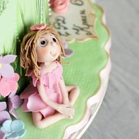 cake with fairies
