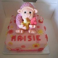 Birthday Cake Maisie's Pink Monkey.