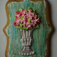 Antique Flower Pots Cookies