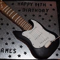 Electric Guitar cake