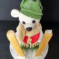 3d bear cake