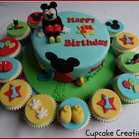 Mickey Mouse themed 1st Birthday
