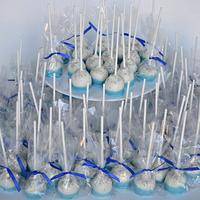 Winter Cake- Pops - Decorated Cake by Sweet Creations by - CakesDecor