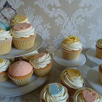 Pastel Summer Wedding Cupcakes