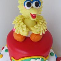 Sesame Street 1st Birthday Cake
