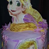 rapunzel cake