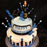 60th Birthday Celebration Cake