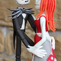 Nightmare befor Christmas mit Jack Skellington and his Sally
