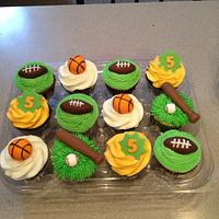 Sports Cupcakes