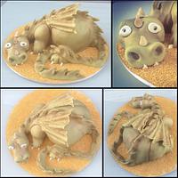 30th Birthday Dragon Cake