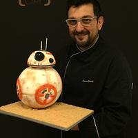 Cake BB-8 with motion and sound