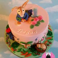 Peter Rabbit 1st Birthday cake