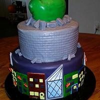 Incredible Hulk themed Birthday cake