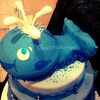 Blue Whale cake