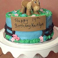 Horse Birthday cake